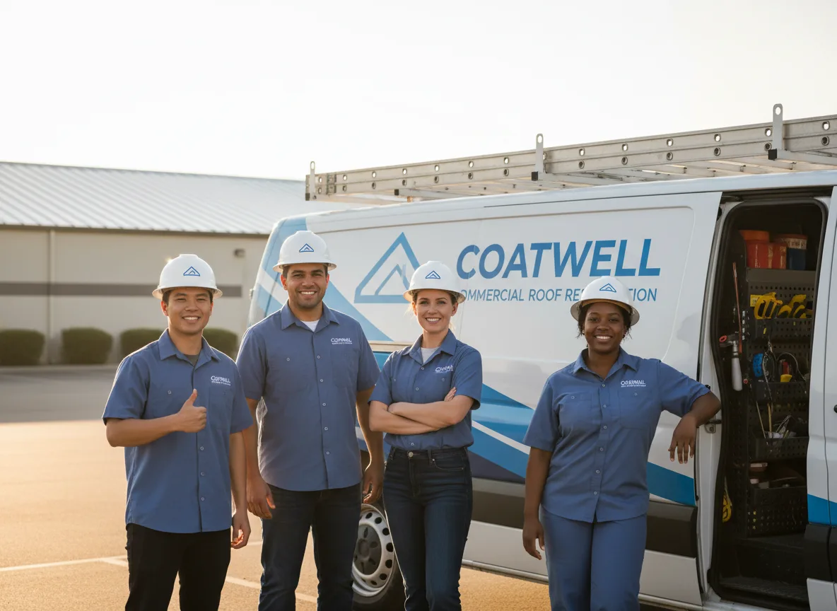 Commercial roof coating company in Wesco, MO